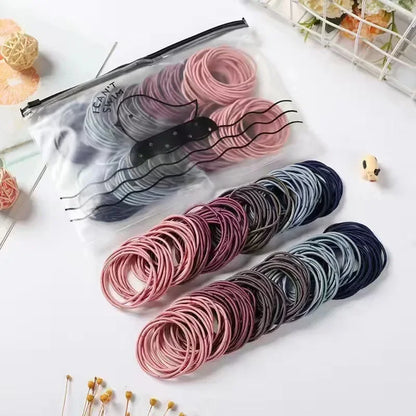 Korean version of thin head rope high elastic small rubber band hair band adult simple head rope women hair rubber band wholesale