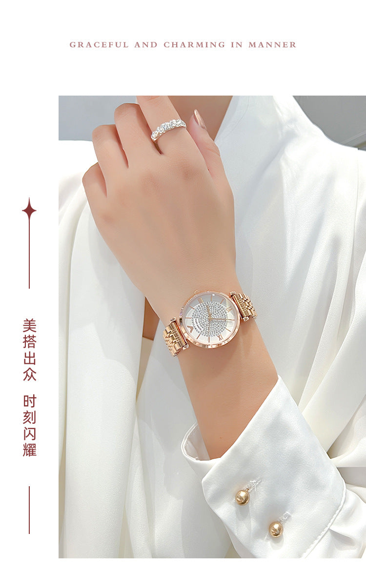 Gypsophila Watch for Women, Dropshipping Factory Direct Sales, Douyin Live Broadcast, Popular Fashion Trend Watch, Waterproof