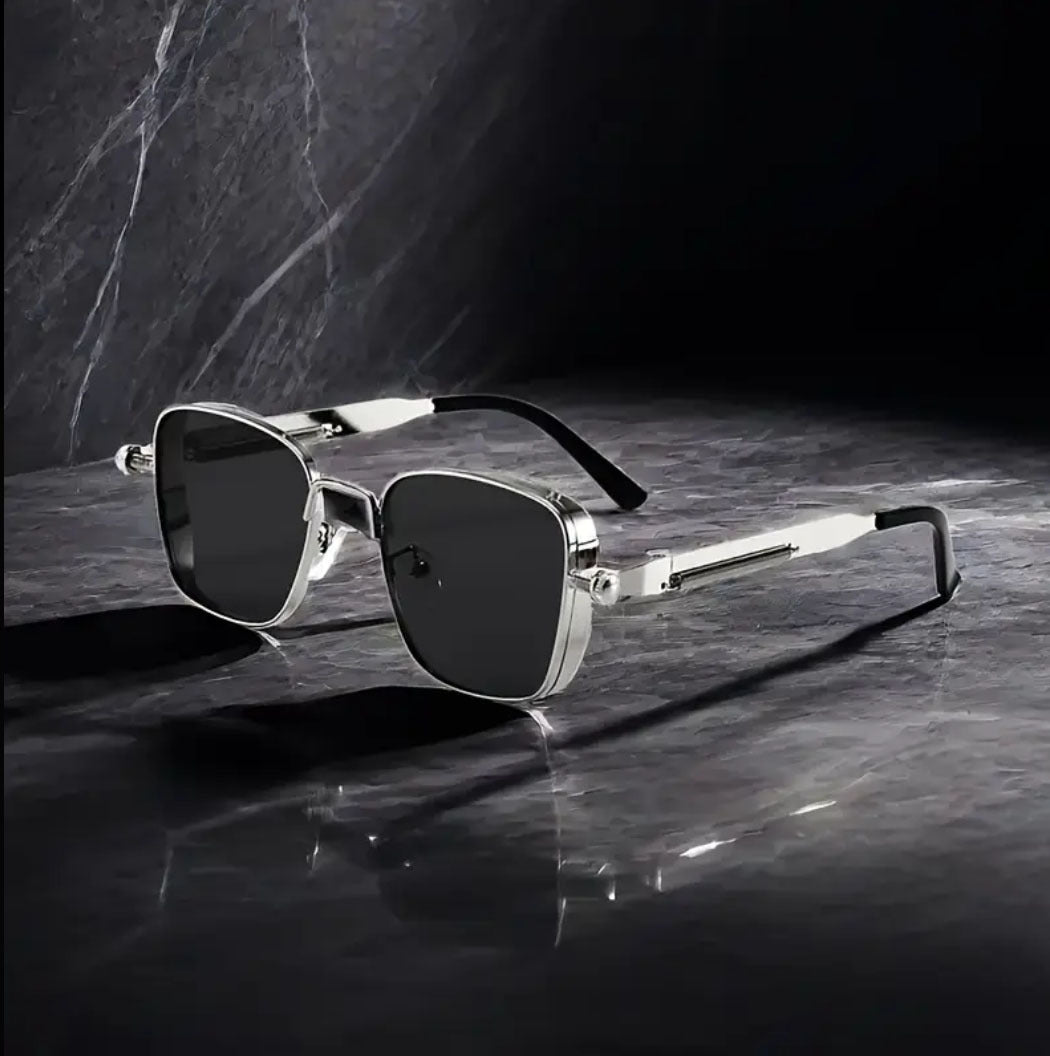 Cross-border European and American New Light Luxury High-end Sunglasses for Men and Women Retro Metal Frame Sunglasses Personalized Sunglasses