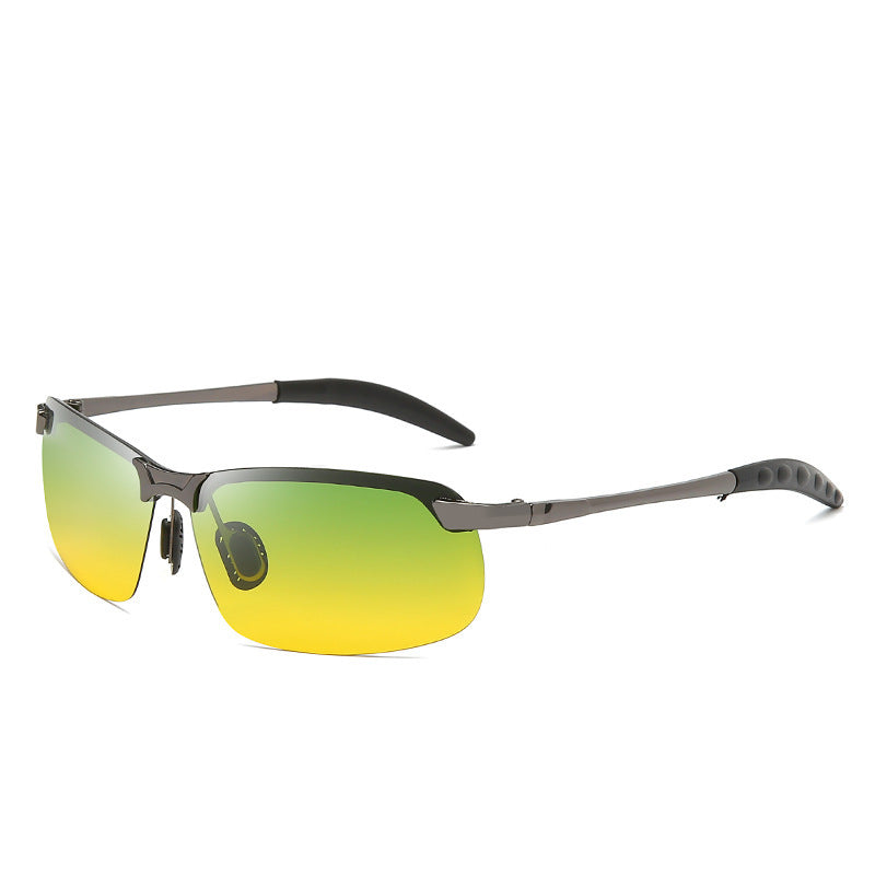 Polarized Glasses 3043 Color Changing Polarized Sunglasses Men's Fashion Fish Shooting Color Changing Glasses Outdoor Sports Sunglasses