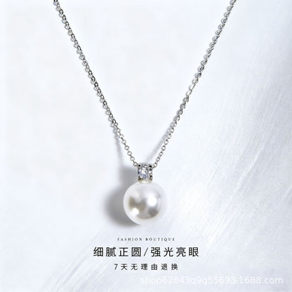 Princess Pearl Necklace, Princess Diana Style, Light Luxury Small Pendant, Various Design Necklaces, Starry Pearl Necklace