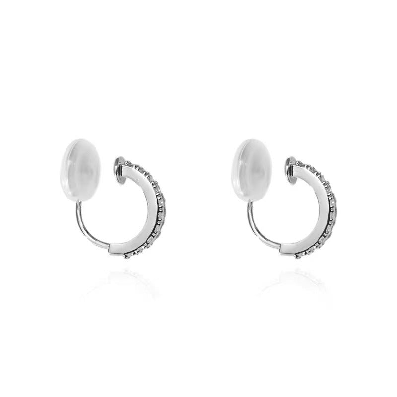 Simple Daily Exquisite Small Ear Clip One-piece Painless Mosquito Incense Plate Earrings Women's Temperament All-match Commuter Ear Accessories