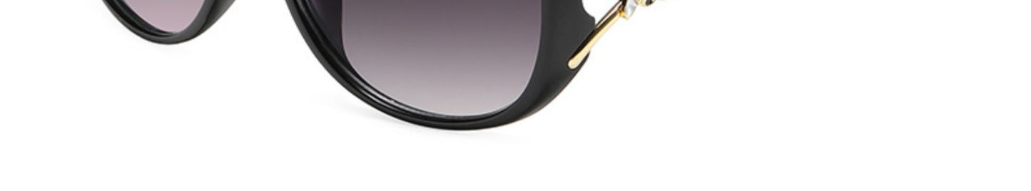 Sunglasses for Women 2025 Summer New Trendy Anti-Uv Women's Sunglasses Fashionable Round Face Polarized Glasses Big Face Slimming Look