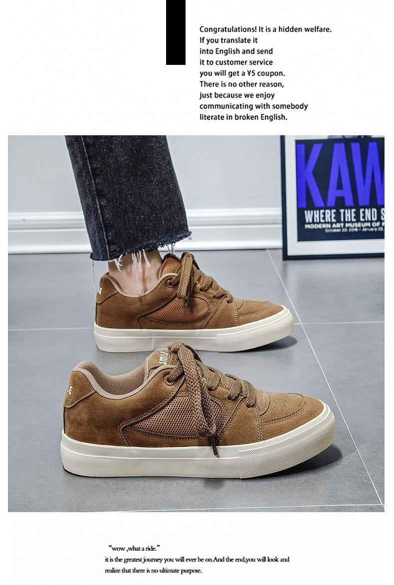 Shoes Men's 2025 Spring New Men's Shoes Korean Sports Casual Shoes All-match Niche Trendy Canvas Shoes Wholesale Cross-border