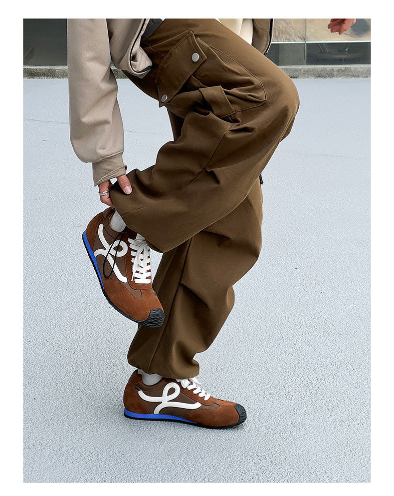Spring and Autumn Sports Casual Shoes Trendy All-match Forrest Gump Shoes 2025 Spring New Single-layer Shoes Simple Lightweight German Training Shoes