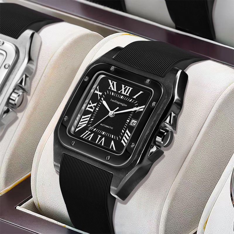 Hollow striped shandushi automatic mechanical wholesale men's watch men's atmospheric large dial waterproof mechanical watch