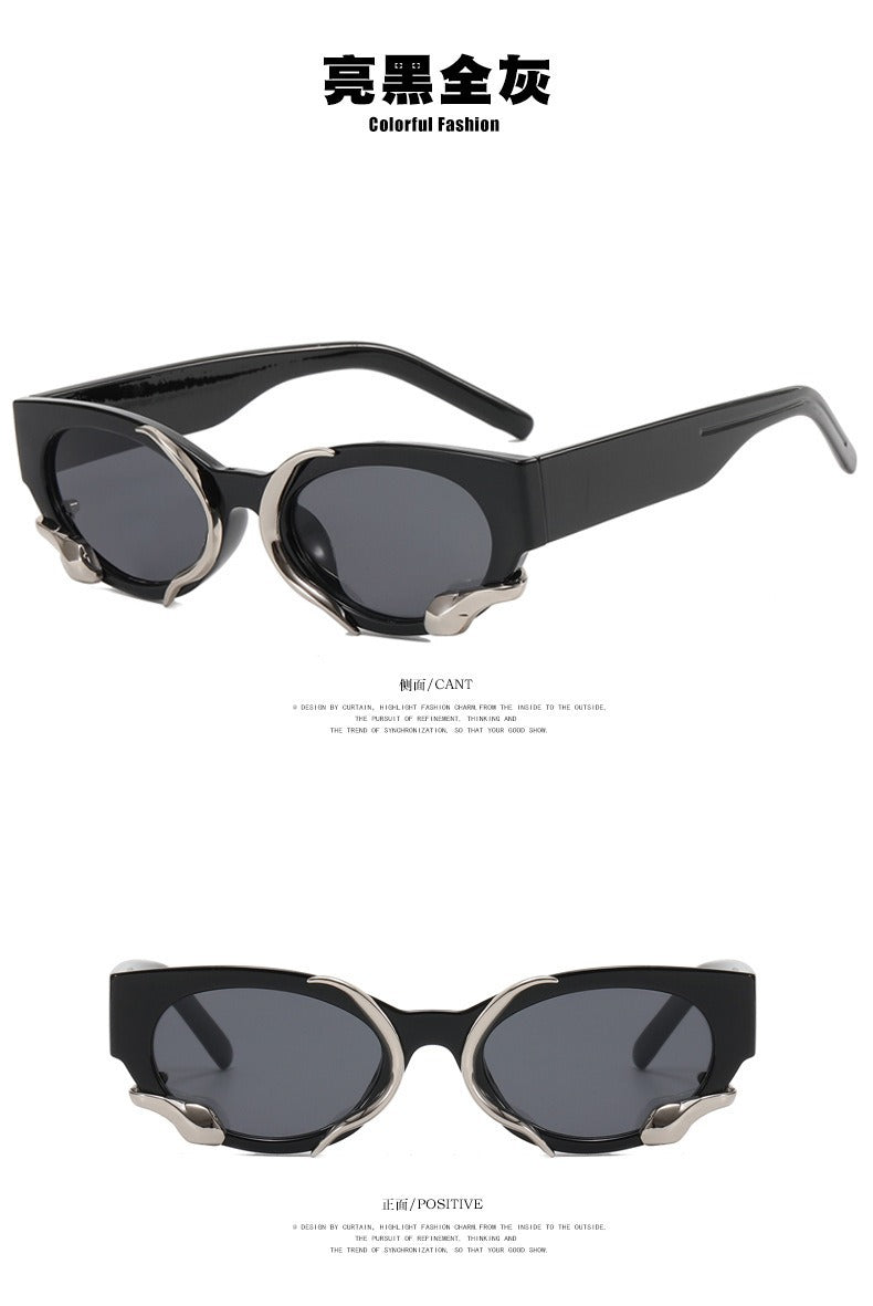New Korean version of jennie with sunglasses net red with spirit snake sunglasses women cross-border tide sunglasses wholesale