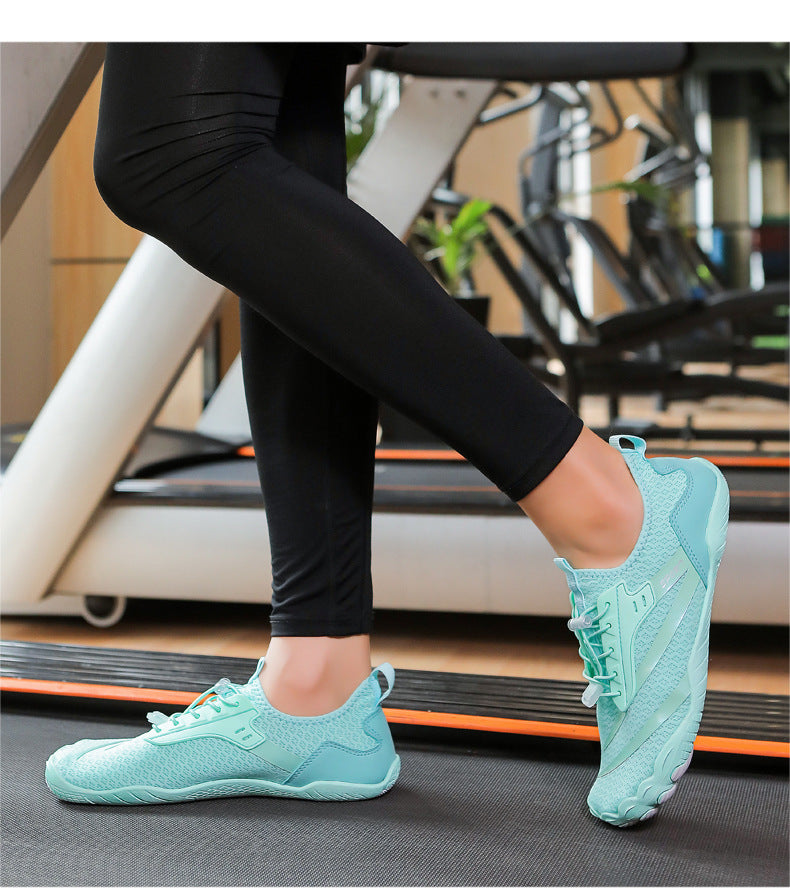 New Outdoor Beach Shoes Swimming Diving Wading Shoes Couple Non-slip Tracing Shoes Hiking Five Finger Fitness Hiking Shoes