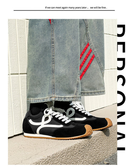 Spring and Autumn Sports Casual Shoes Trendy All-match Forrest Gump Shoes 2025 Spring New Single-layer Shoes Simple Lightweight German Training Shoes