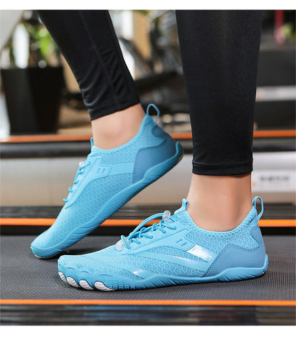 New Outdoor Beach Shoes Swimming Diving Wading Shoes Couple Non-slip Tracing Shoes Hiking Five Finger Fitness Hiking Shoes