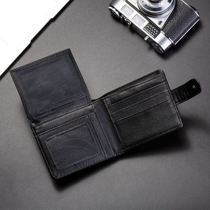 Dropshipping Cross-Border Manufacturer Wholesale Men's Wallet Pu Leather Short Zipper Buckle Wallet New Wallet Coin Purse