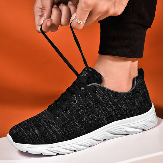 New Adult Spring and Summer Trendy Shoes Mesh Sports Casual Shoes Running Shoes Lightweight Mesh Shoes Male Students Cloth Shoes