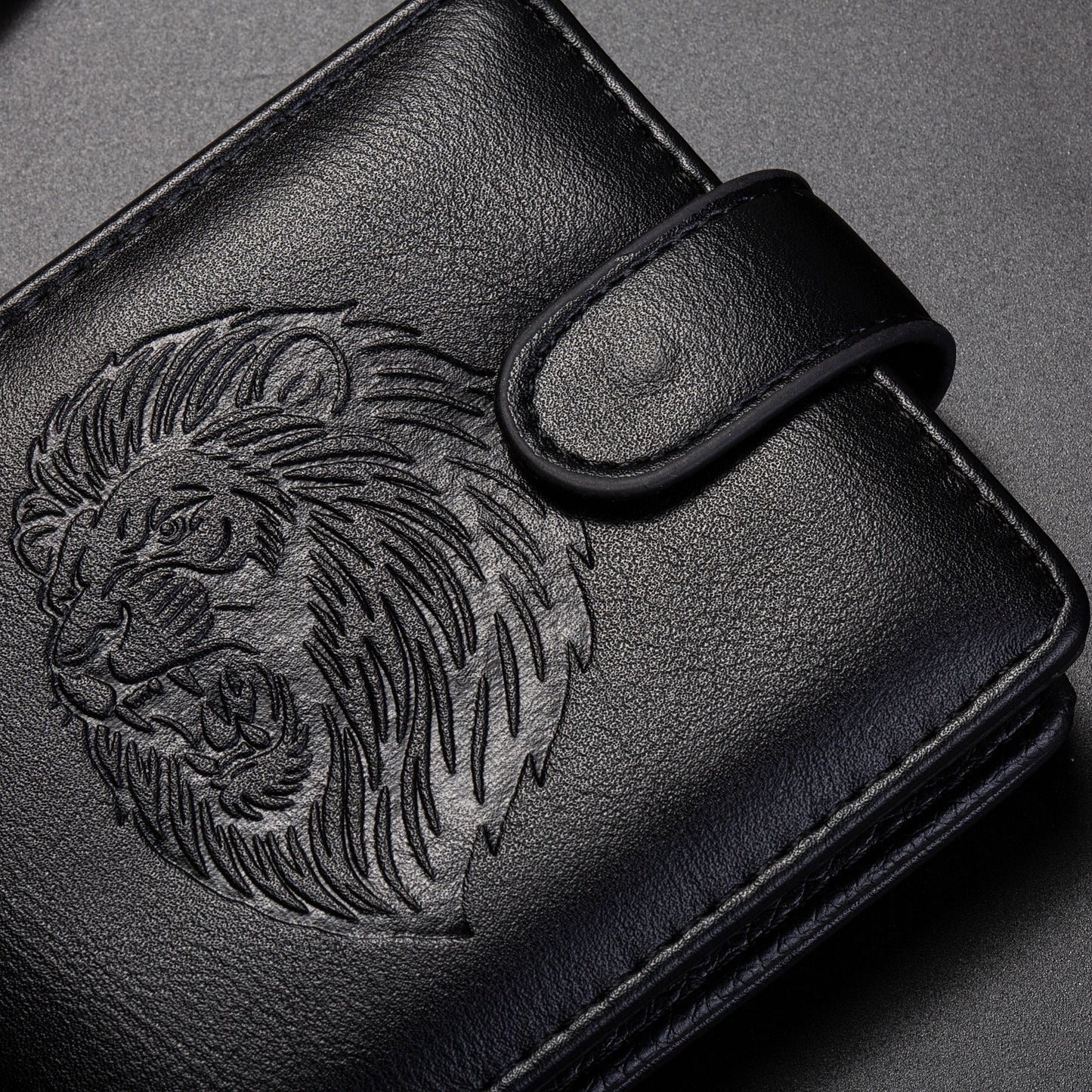 Dropshipping Cross-Border Manufacturer Wholesale Men's Wallet Pu Leather Short Zipper Buckle Wallet New Wallet Coin Purse