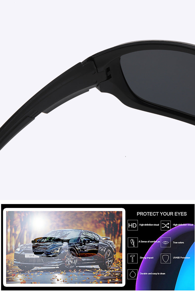 Polarized outdoor riding sports glasses cross-border fishing sunglasses driver sunglasses men and women new TEMU hot sale