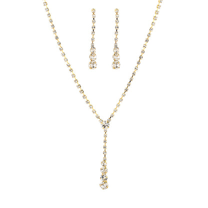 Factory Direct Approval Fashion Wedding Wedding Photography Accessories Earrings Necklace Bracelet Set Combination Multiple Choice