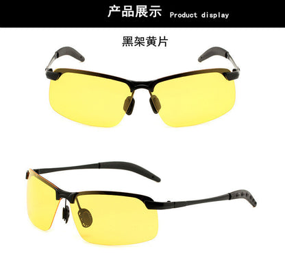 Polarized Glasses 3043 Color Changing Polarized Sunglasses Men's Fashion Fish Shooting Color Changing Glasses Outdoor Sports Sunglasses