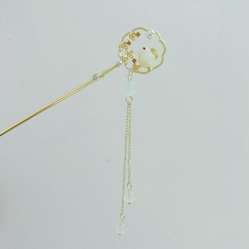 Hair Hairpin Collection Antique Temperament Disc Hair Hairpin Now New Chinese Style High-end Hanfu Accessories Hair Hairpin Headwear Hair Accessories for Women