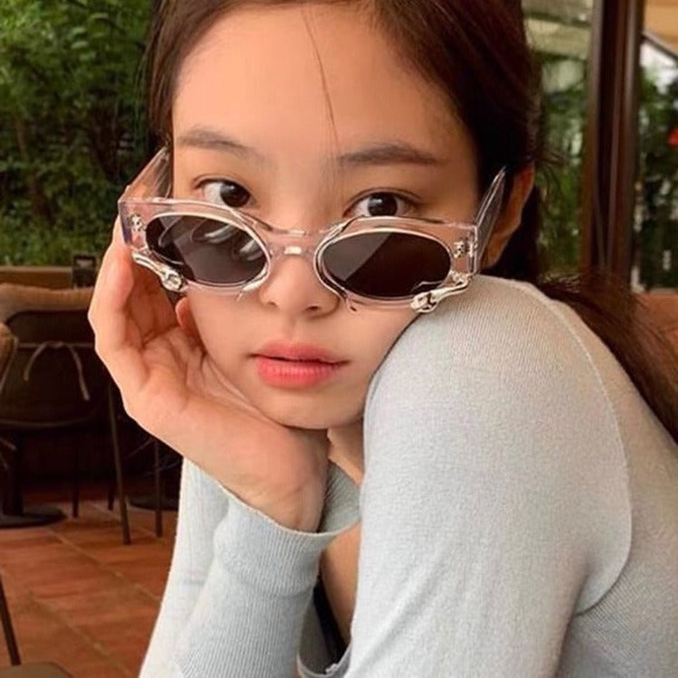 New Korean version of jennie with sunglasses net red with spirit snake sunglasses women cross-border tide sunglasses wholesale