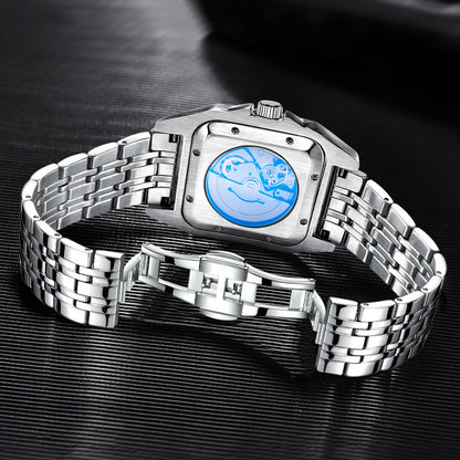 Hollow striped shandushi automatic mechanical wholesale men's watch men's atmospheric large dial waterproof mechanical watch
