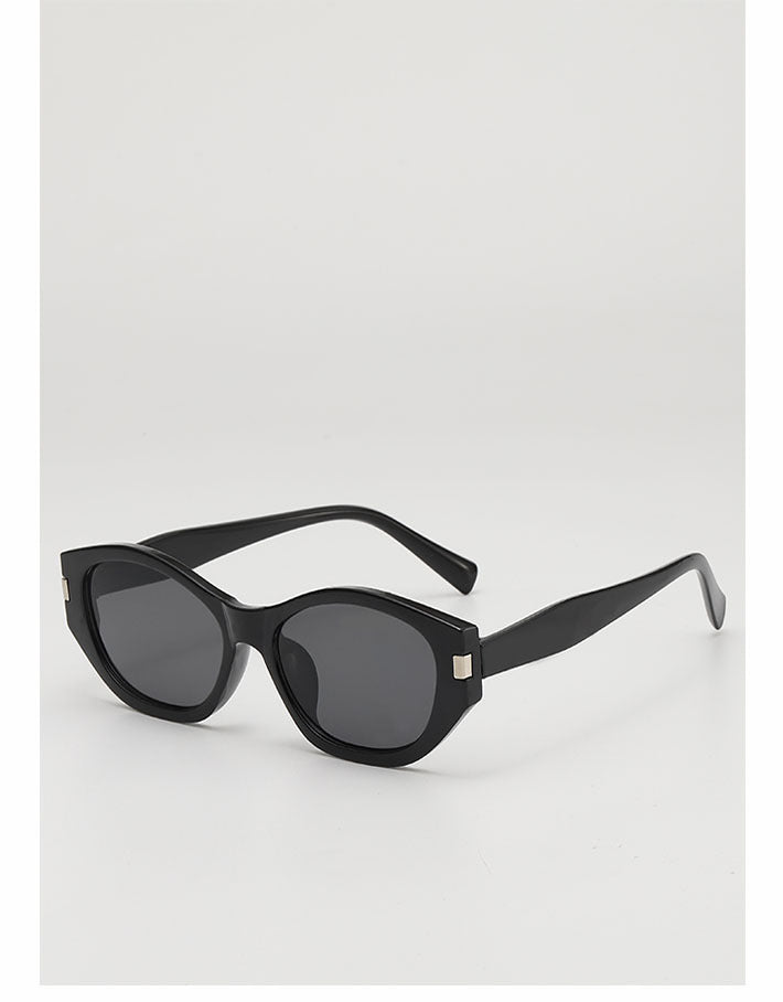 Fashion Retro Cat's Eye Distinctive Anti-UV Sunglasses Women's High-Level Street Photoshoot Concave Sunscreen Decorative Sunglasses