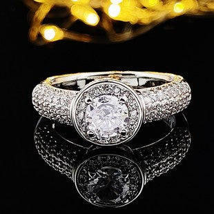 Amazon cross-border e-commerce niche design high-end ring women's classic all-match plain ring ring r7112