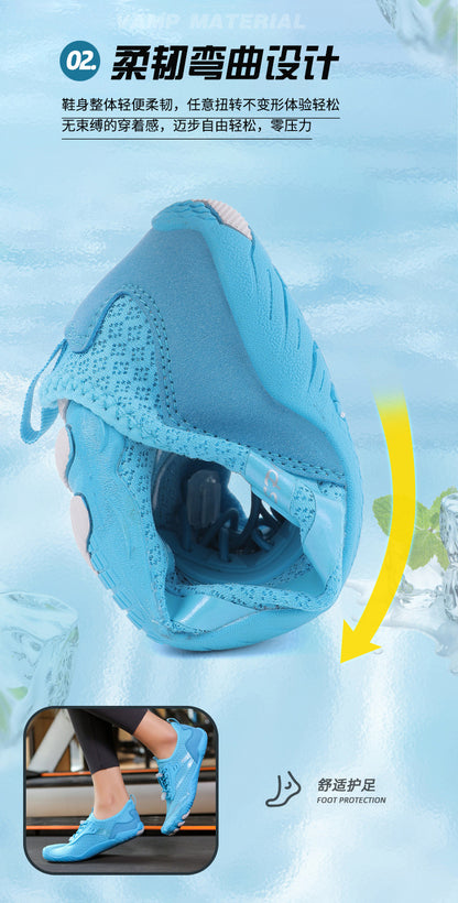 New Outdoor Beach Shoes Swimming Diving Wading Shoes Couple Non-slip Tracing Shoes Hiking Five Finger Fitness Hiking Shoes