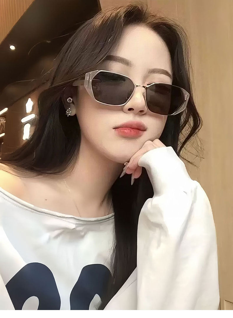 Small ice sunglasses women's high-end sense retro potato glasses 2025 new sunglasses UV protection