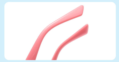 2024 new fashion rice nail polarized children's sunglasses silicone oval small frame sunscreen baby sunglasses 7-130
