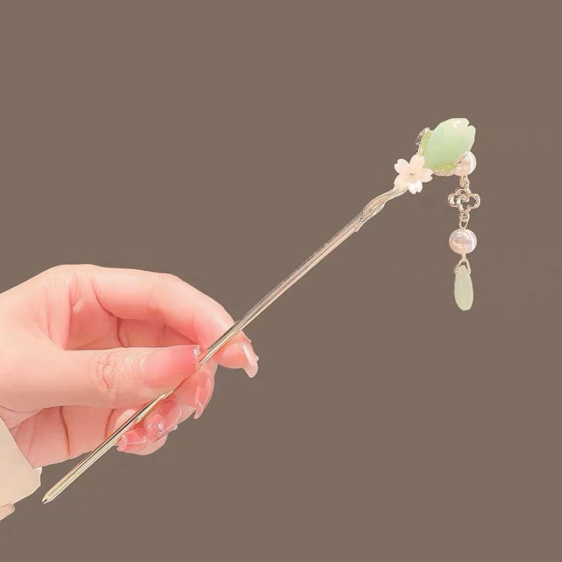 Hair Hairpin Collection Antique Temperament Disc Hair Hairpin Now New Chinese Style High-end Hanfu Accessories Hair Hairpin Headwear Hair Accessories for Women