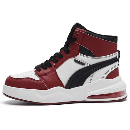 Cross-Border New Men's Shoes High-Top Trendy Shoes Large Size Men's Air Cushion Sports Casual Shoes Student Sneakers 1926 Wholesale