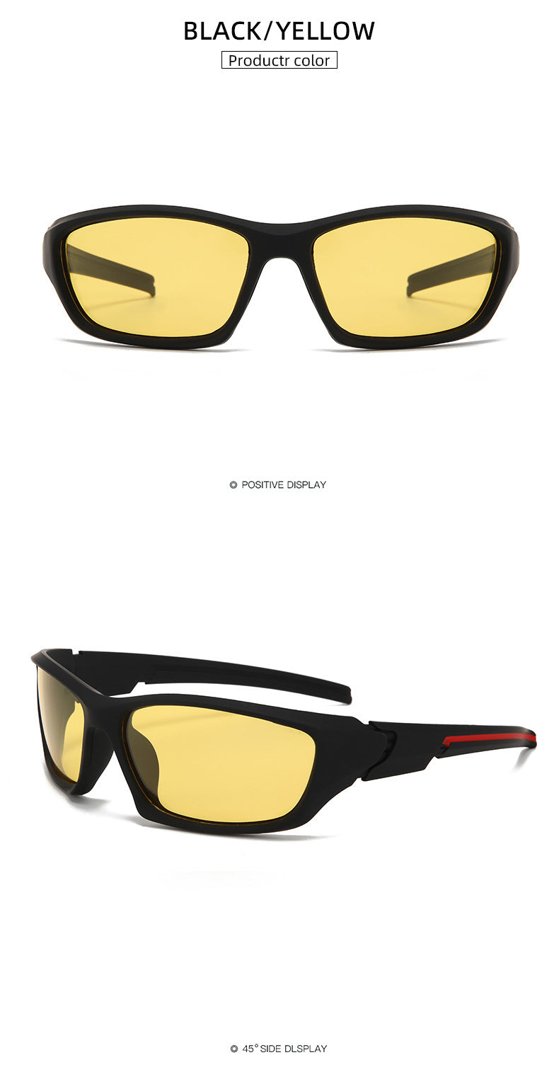 Polarized outdoor riding sports glasses cross-border fishing sunglasses driver sunglasses men and women new TEMU hot sale