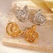 ins European and American Widened Arc Stainless Steel Earrings Advanced Sense Titanium Steel Earrings 18K Gold Light Luxury Women's Earrings