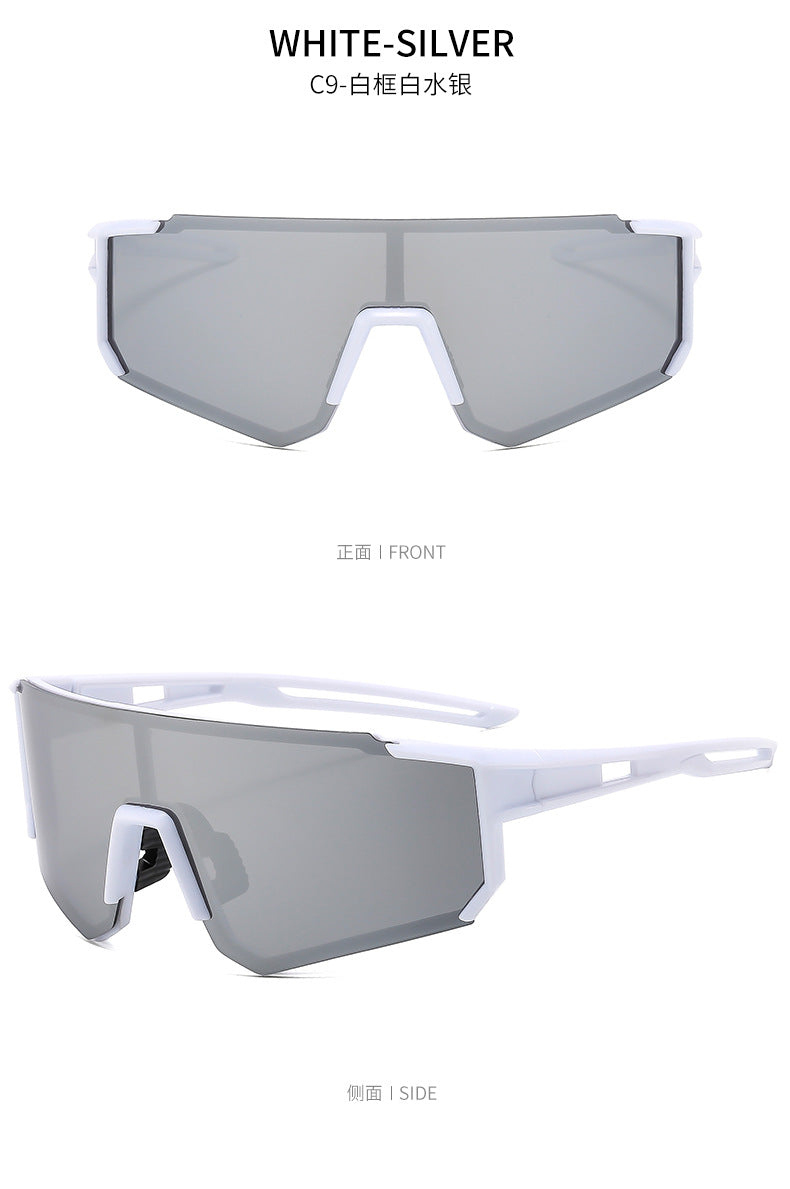 European and American Hot-Selling Goggles, Cycling Sunglasses, Mountaineering Men's Ski Colorful Dynamic Windproof and Anti-Uv Women's Sunglasses