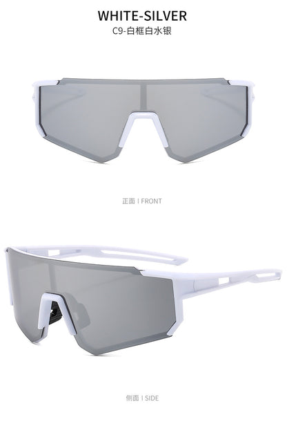 European and American Hot-Selling Goggles, Cycling Sunglasses, Mountaineering Men's Ski Colorful Dynamic Windproof and Anti-Uv Women's Sunglasses