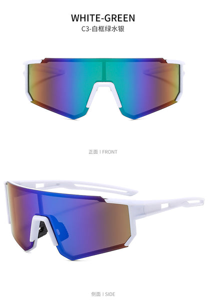 European and American Hot-Selling Goggles, Cycling Sunglasses, Mountaineering Men's Ski Colorful Dynamic Windproof and Anti-Uv Women's Sunglasses