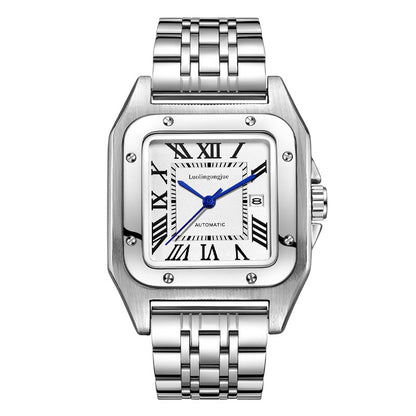 Hollow striped shandushi automatic mechanical wholesale men's watch men's atmospheric large dial waterproof mechanical watch