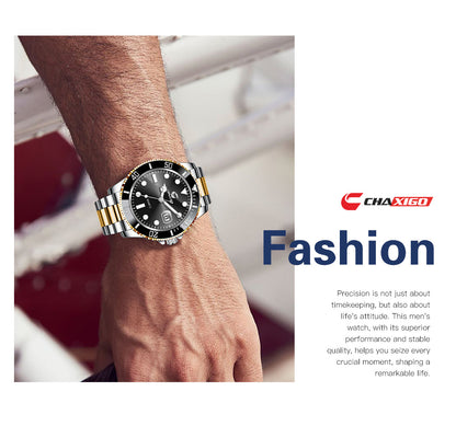 Swiss CHAXIGO quartz watch cross-border watch wholesale new green water ghost quartz luminous waterproof men's watch