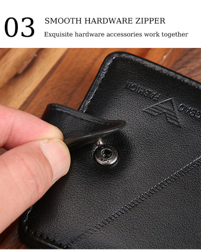Cross-border Dropshipping Business Fashion Hasp 80% Off Short Wallet Male Multi-card Driver's License Multifunctional Men's Wallet
