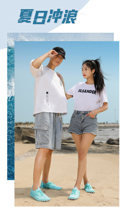 New Outdoor Beach Shoes Swimming Diving Wading Shoes Couple Non-slip Tracing Shoes Hiking Five Finger Fitness Hiking Shoes