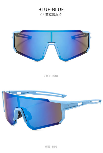 European and American Hot-Selling Goggles, Cycling Sunglasses, Mountaineering Men's Ski Colorful Dynamic Windproof and Anti-Uv Women's Sunglasses