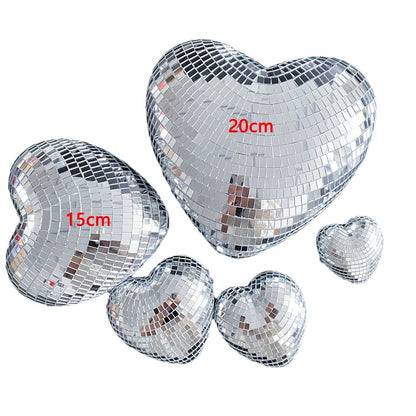 Chain love Disco ball Disco love glass decorations party reflective atmosphere products Christmas