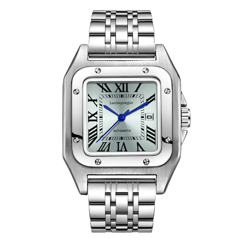Hollow striped shandushi automatic mechanical wholesale men's watch men's atmospheric large dial waterproof mechanical watch