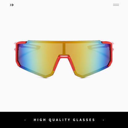 European and American Hot-Selling Goggles, Cycling Sunglasses, Mountaineering Men's Ski Colorful Dynamic Windproof and Anti-Uv Women's Sunglasses