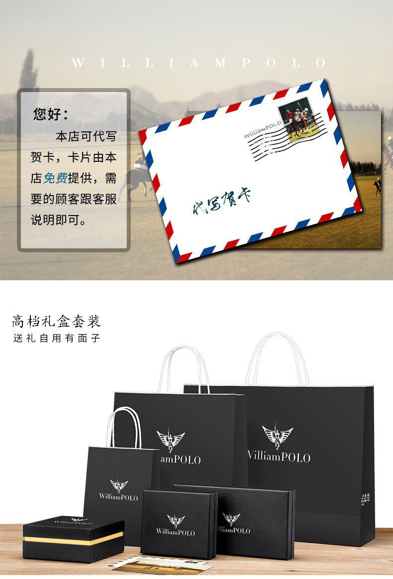 King Paul men's wallet long leather multi card slot fashion retro color hand bag card wallet wholesale