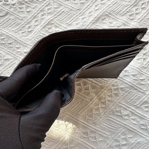 Cross-border Fashion Real Snakeskin Luxury Men's Business Two-fold Wallet Card Holder Large Capacity Wallet Travel Portable