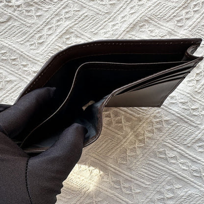 Cross-border Fashion Real Snakeskin Luxury Men's Business Two-fold Wallet Card Holder Large Capacity Wallet Travel Portable