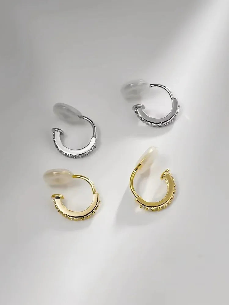Simple Daily Exquisite Small Ear Clip One-piece Painless Mosquito Incense Plate Earrings Women's Temperament All-match Commuter Ear Accessories