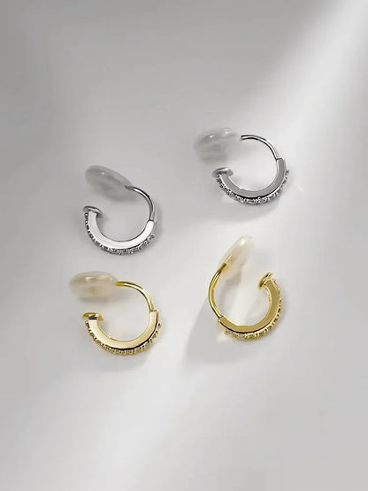 Simple Daily Exquisite Small Ear Clip One-piece Painless Mosquito Incense Plate Earrings Women's Temperament All-match Commuter Ear Accessories