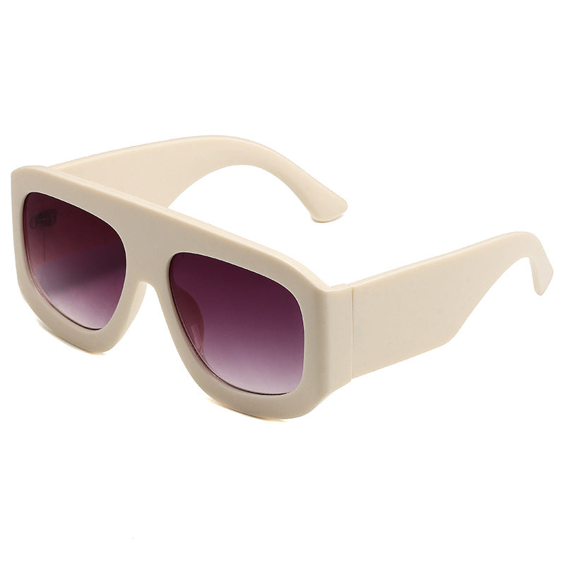 2024 generous frame European and American simple sunglasses fashion wear party party sunglasses for men and women