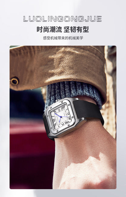 Hollow striped shandushi automatic mechanical wholesale men's watch men's atmospheric large dial waterproof mechanical watch